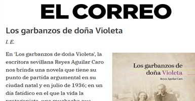 elCorreo.com / Los Garbanzos de Doña Violeta, recomendación literaria