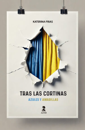 Tras las cortinas azules y amarillas